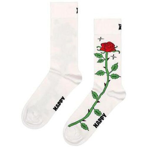 Chaussettes Rose sock white - Happy socks - Modalova