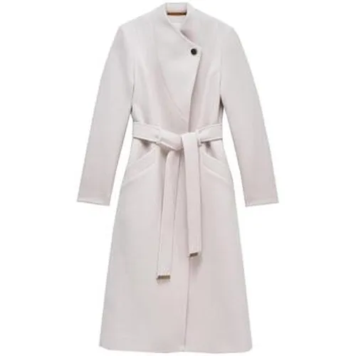 Manteau Long wool peacoat with belt - Salsa - Modalova