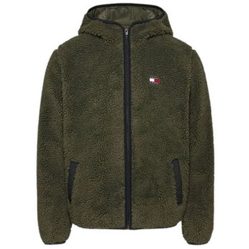 Manteau VESTE TJM REG BADGE TEDDY - FATIGUE GREEN - XS - Tommy Jeans - Modalova