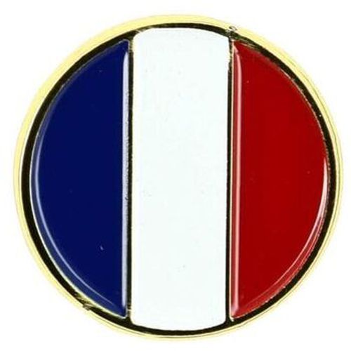 Broches Pin's Drapeau Français rond - Clj Charles Le Jeune - Modalova