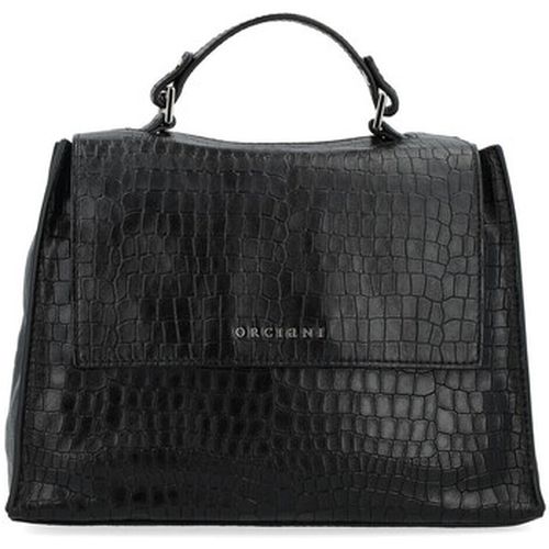 Sac à main Sac à main Sveva Cocco Small en cuir noir - Orciani - Modalova