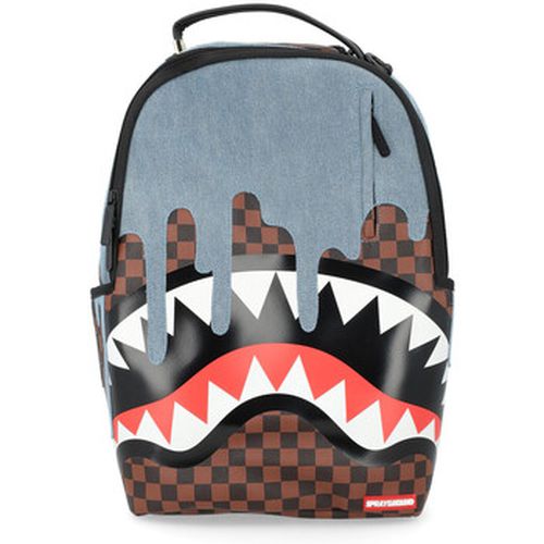 Sac a dos Sac à dos Denim Drip marron et noir - Sprayground - Modalova