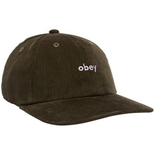 Casquette Lowercase corduroy 6 panel str - Obey - Modalova