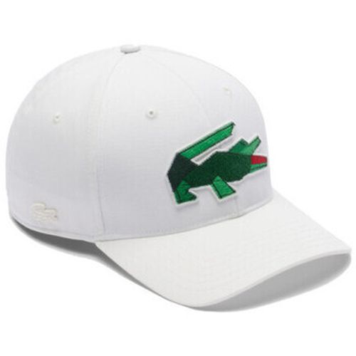 Casquette CASQUETTE DE BASEBALL CROCODILE GRAPHIQUE BLANCHE - Lacoste - Modalova