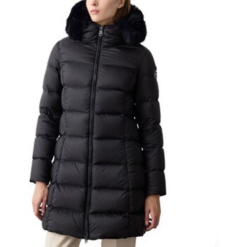 Veste Doudoune Longue Avec Fourrure Synthtique Dark Steel - Colmar - Modalova