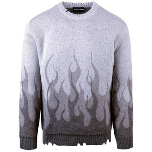 Pull Pull Jacquard Avec Flammes - Vision Of Super - Modalova