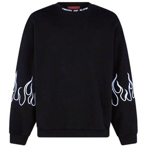 Sweat-shirt Sweat-shirt col rond avec flammes brodes - Vision Of Super - Modalova