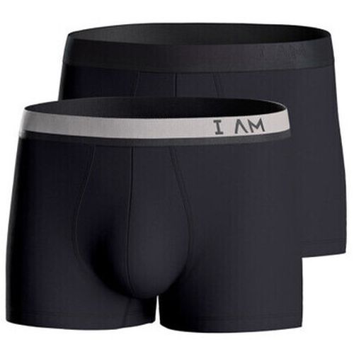 Boxers Lot de 2 shortys en lyocell uni - I Am - Modalova