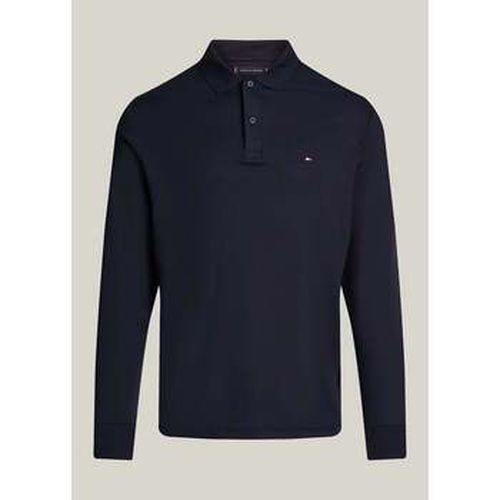 T-shirt Polo manches longues marine - Tommy Hilfiger - Modalova