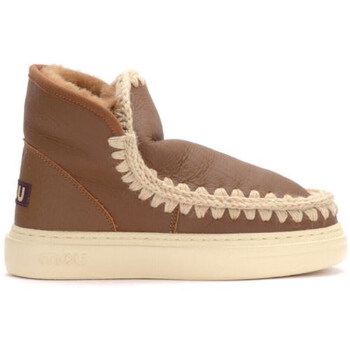 Boots Baskets Botte Eskimo Bold en peau de ton marron - Mou - Modalova