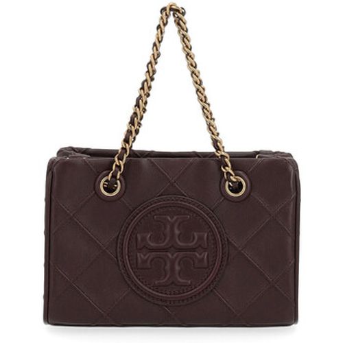 Sac à main Sac Mini Fleming Soft Chain Tote en bordeaux - Tory Burch - Modalova