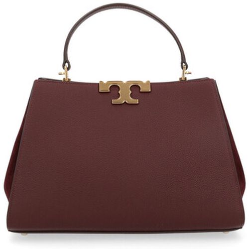 Sac à main Sac à main Eleaonor en cuir grainé bordeaux - Tory Burch - Modalova