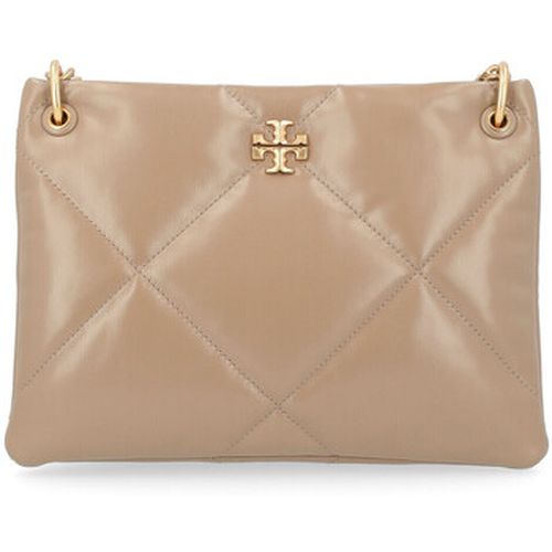 Sac a main Sac Kira petit en cuir beige - Tory Burch - Modalova