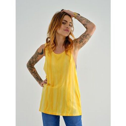 T-shirt DÉBARDEUR TIE DYE JAUNE - 12Ia - Modalova