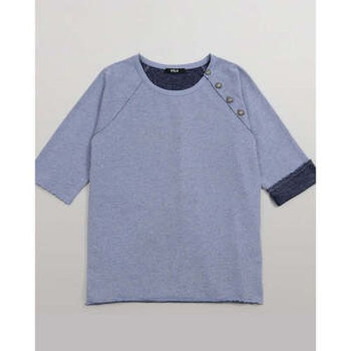 Sweat-shirt SWEAT A BOUTONS BLEU - 12Ia - Modalova