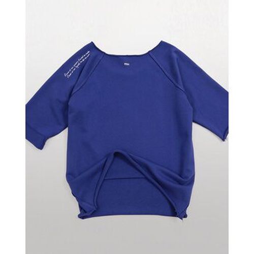 Sweat-shirt SWEAT MANCHE COURTE COTON BLEU - 12Ia - Modalova