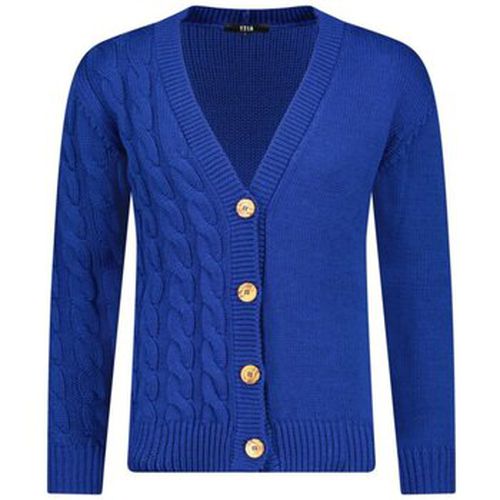 Pull 12Ia GILET TORSADE BLEU - 12Ia - Modalova