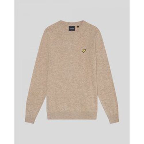 Pull KN2114V LAMBSWOOL BLEND CREW-X320 HERITAGE TAUPE - Lyle & Scott - Modalova