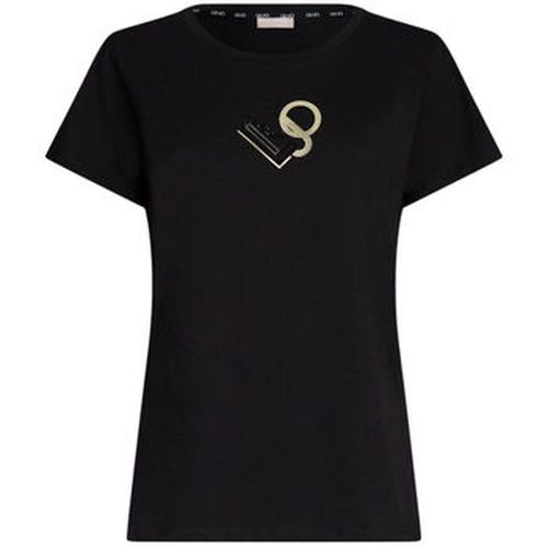 T-shirt T-shirt avec logo et strass - Liu Jo - Modalova