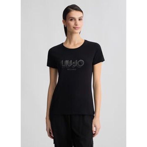 T-shirt T-shirt avec logo et strass - Liu Jo - Modalova