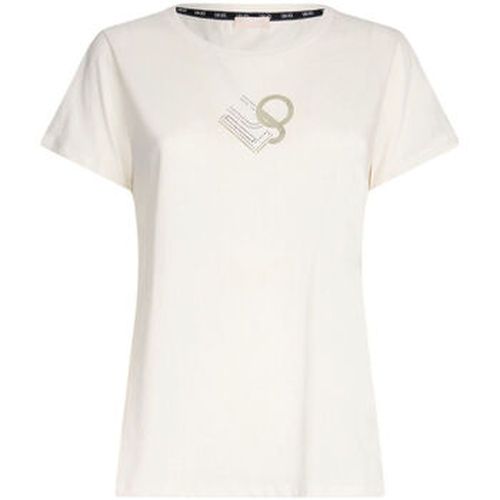 T-shirt T-shirt avec logo et strass - Liu Jo - Modalova