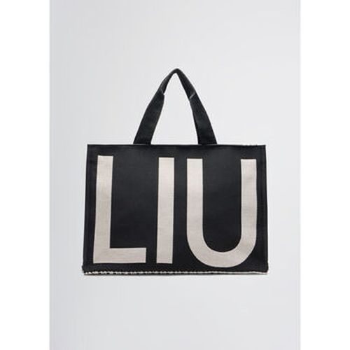 Sac a main Sac cabas en jacquard monogramme noir - Liu Jo - Modalova