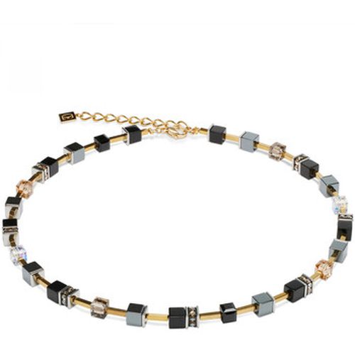 Collier Collier Geocube acier doré onyx hématite - Coeur De Lion - Modalova