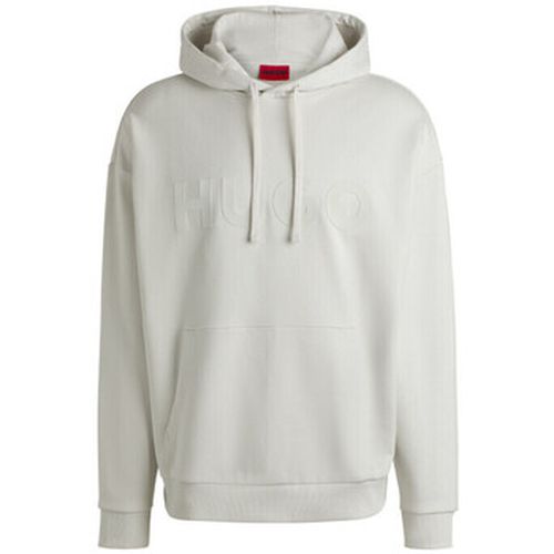 Sweat-shirt SWEAT À CAPUCHE OVERSIZE GRIS EN MOLLETON DE COTON AVE - BOSS - Modalova