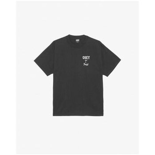 T-shirt T-shirt Has a Posse Vintage Black - Obey - Modalova