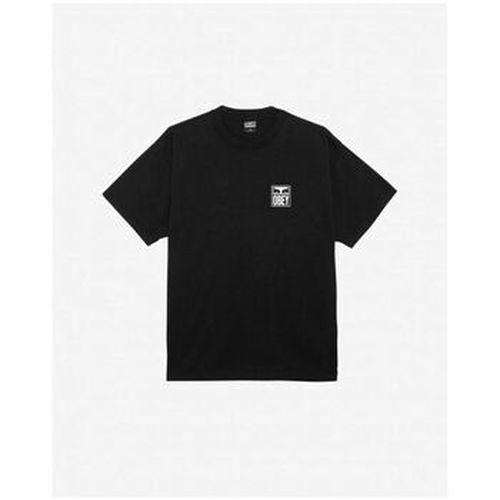 T-shirt T-shirt Icon II Jet Balck - Obey - Modalova