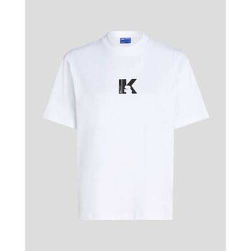 T-shirt A1W17031 REG SS LOGO TEE - Karl Lagerfeld - Modalova