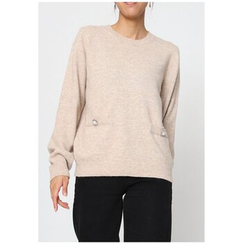 Pull Kebello Pull Col Rond Beige F - Kebello - Modalova