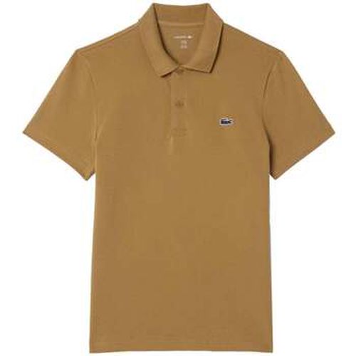 T-shirt Regular Fit Cotton Blend Polo Shirt Brown - Lacoste - Modalova