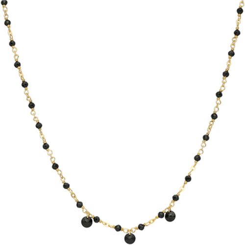 Collier Collier En Argent Pierres Naturelles Spinelle Noir - Orusbijoux - Modalova