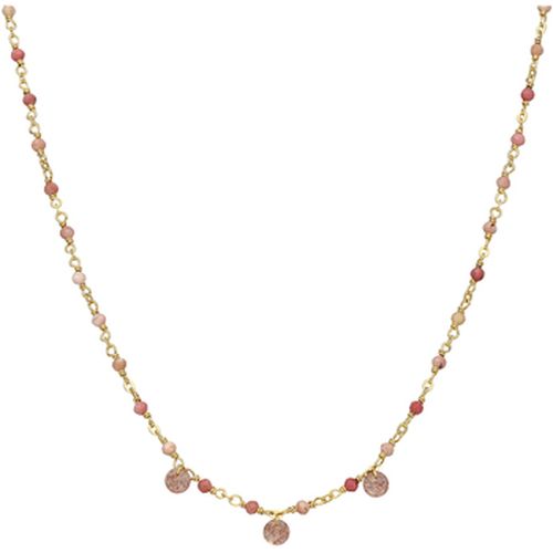 Collier Collier En Argent Pierres Naturelles Quartz Rose - Orusbijoux - Modalova