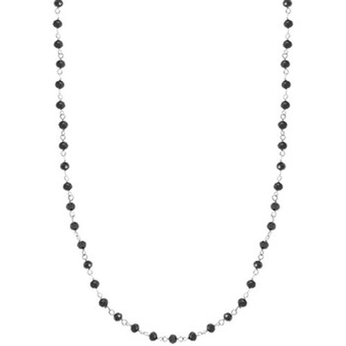 Collier Collier Silver Trendy perles noires - Lotus - Modalova