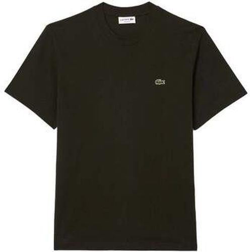 T-shirt Classic Fit Cotton T-Shirt Dark Khaki Green - Lacoste - Modalova