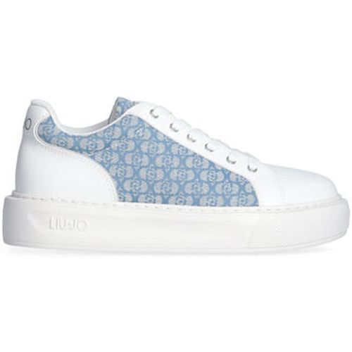 Baskets Sneakers monogramme en cuir - Liu Jo - Modalova