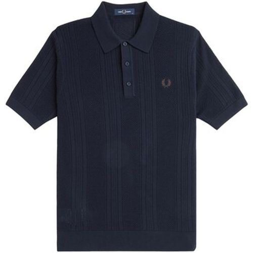 T-shirt Fp Pointelle Panel Knitted Shirt - Fred Perry - Modalova