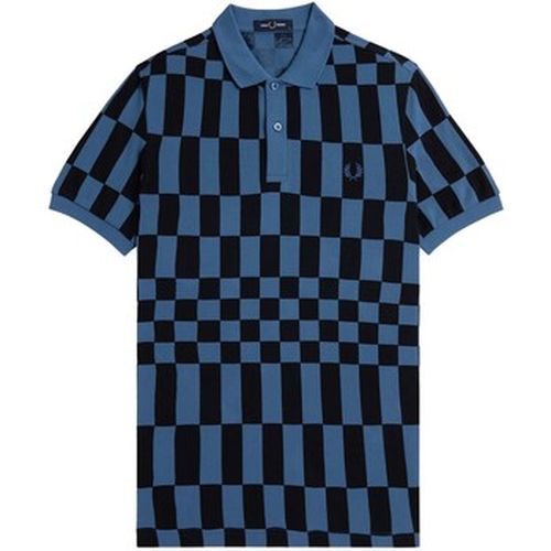 T-shirt Fp Chequerboard Print Fp Shirt - Fred Perry - Modalova
