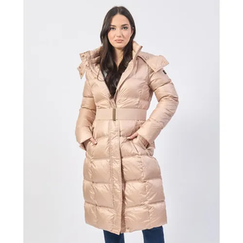 Manteau Manteau long matelassé avec ceinture - Yes Zee - Modalova