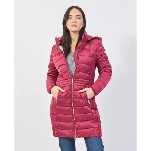 Manteau Veste longue matelassée à capuche - Yes Zee - Modalova