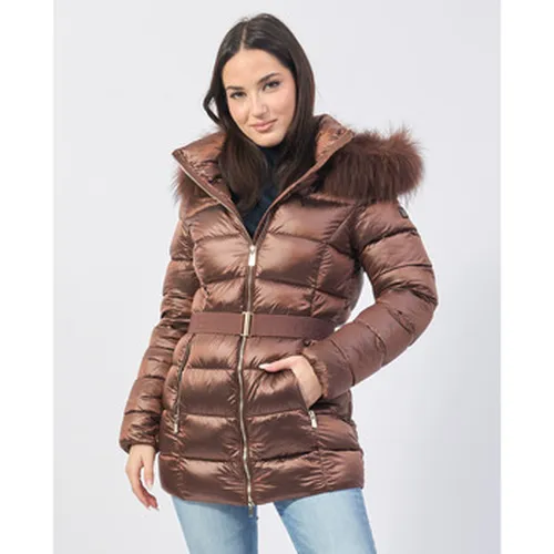 Manteau Manteau matelassé avec ceinture - Yes Zee - Modalova