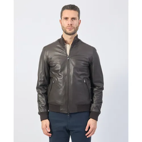 Blouson Veste en cuir noir - Gazzarrini - Modalova