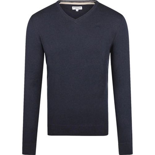 Sweat-shirt Pull Laine Merinos Col-V Marine - Mcgregor - Modalova