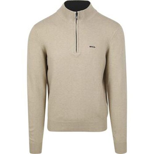 Sweat-shirt NZA Pull Christopher Demi-Zip Sand Mélanger - New Zealand Auckland - Modalova