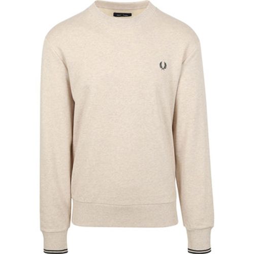 Sweat-shirt Pull Logo Limestone Greige - Fred Perry - Modalova