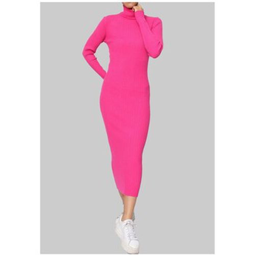 Robe Robe Col Roulé Fushia F - Kebello - Modalova