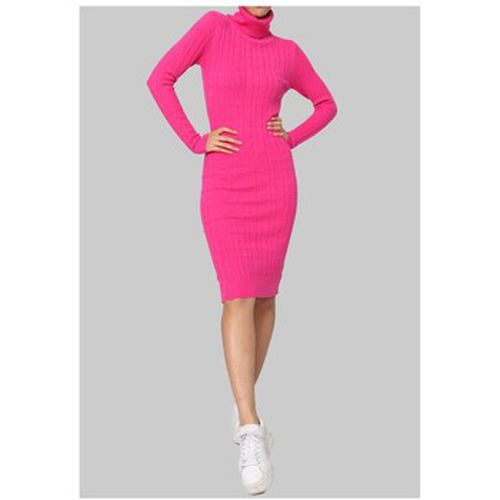 Robe Robe Col Roulé Fushia F - Kebello - Modalova