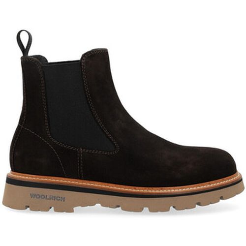 Boots Bottine Chelsea en daim marron - Woolrich - Modalova